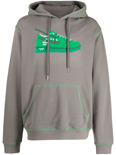 MOSTLY HEARD RARELY SEEN 8-BIT SNEAKER-PRINT COTTON HOODIE 