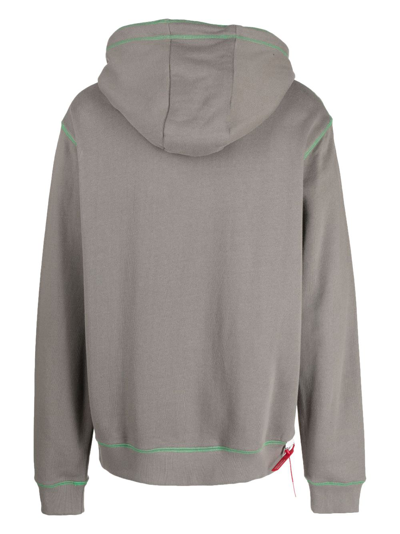 Mostly Heard Rarely Seen 8-bit Sneaker-print Cotton Hoodie In Brown