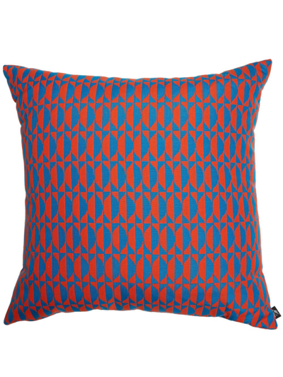 Fornasetti Outdoor Cushion Losanghe In Red