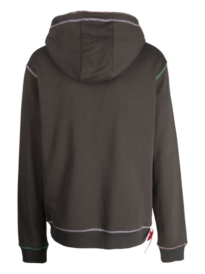 Mostly Heard Rarely Seen 8-bit Bear-print Cotton Hoodie In Green