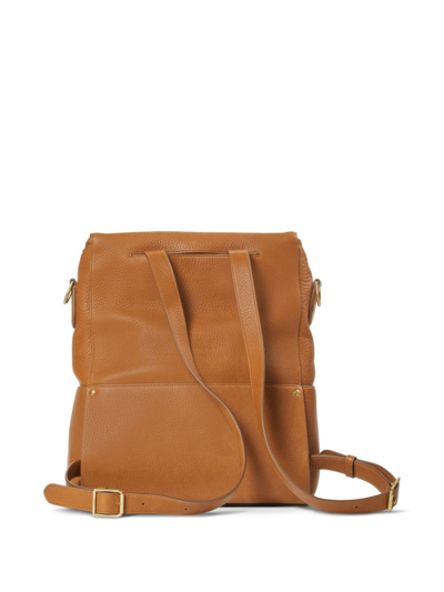 Shop Shinola The Convertible Leather Backpack In Brown