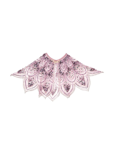 Tutu Du Monde Aura Glow Sequined Cape In Pink