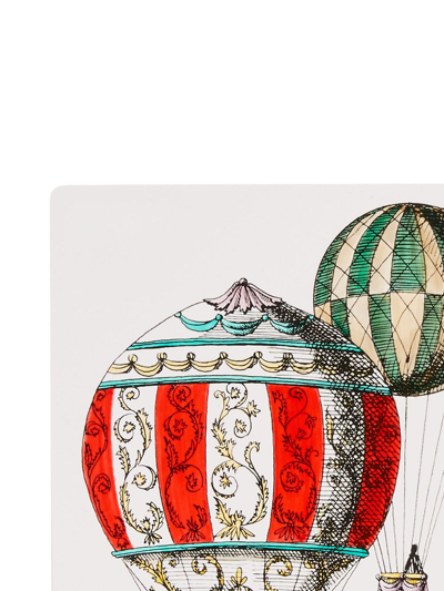 Fornasetti Bookends Palloni In White