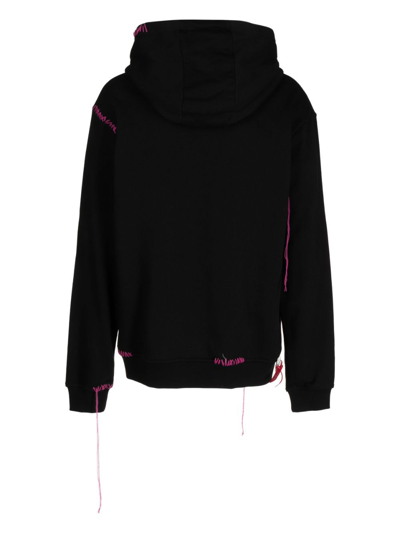 Mostly Heard Rarely Seen 8-bit Graphic-print Cotton Hoodie In Black