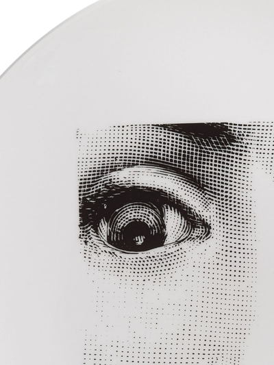 Fornasetti Wall Plate Tema E Variazioni N.49 In White