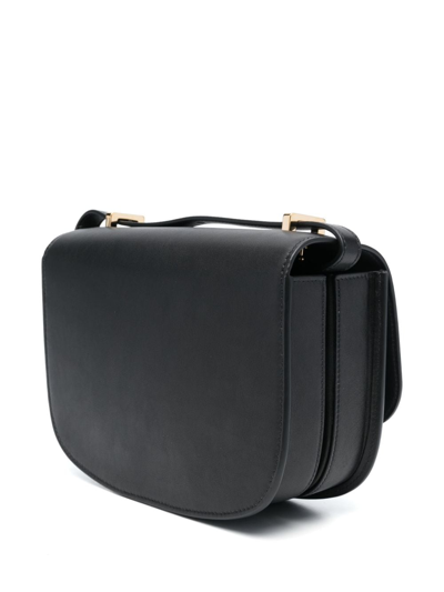 Shop Savette Tondo 22 Leather Shoulder Bag In Black