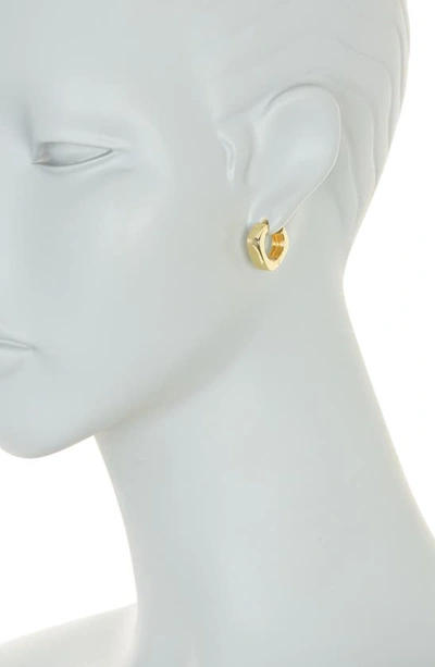 Shop Nordstrom Rack Pack Of 2 Square Huggie Hoop Earrings In Gold