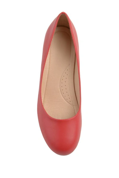 JOURNEE COLLECTION JOURNEE COLLECTION SAAR ROUND TOE PUMP 