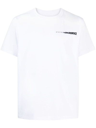 Shop Sacai X Interstellar Printed T-shirt In White