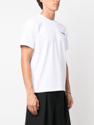Shop Sacai X Interstellar Printed T-shirt In White
