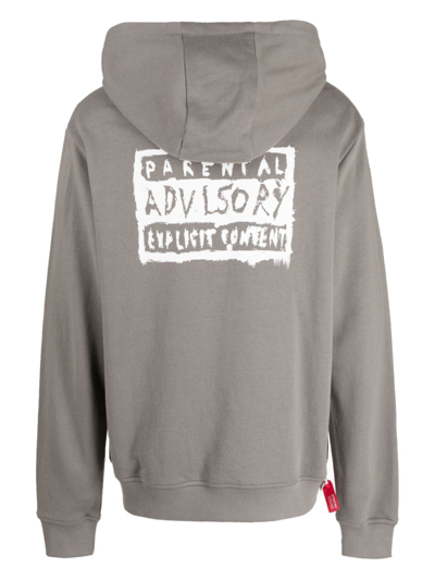 Mostly Heard Rarely Seen 8-bit Graphic-print Cotton Hoodie In Brown