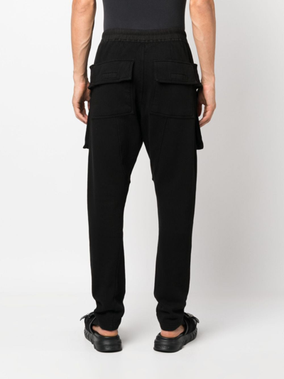 Shop Rick Owens Drkshdw Drawstring Track Pants In Black