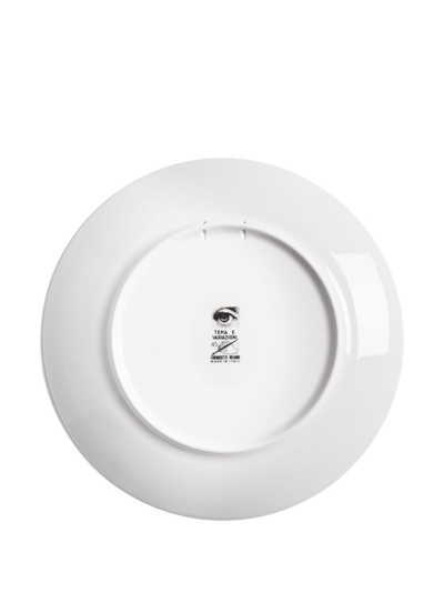 Fornasetti Tema E Variazioni N.45 Wall Plate In White