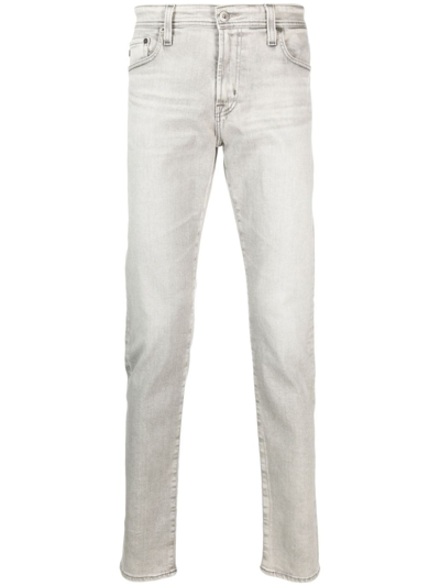 Shop Ag Dylan Mid-rise Skinny Jeans In Grey