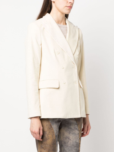 P.a.r.o.s.h Single-breasted Button-front Blazer In Neutrals