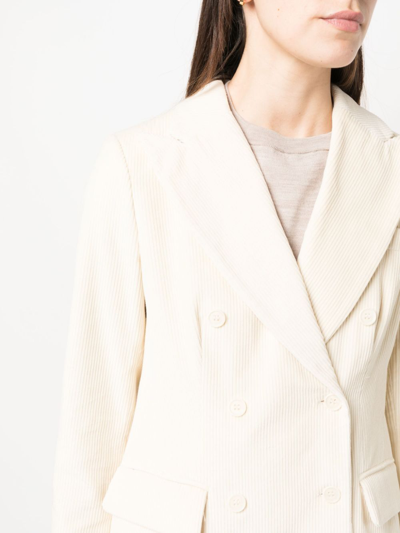 P.a.r.o.s.h Single-breasted Button-front Blazer In Neutrals