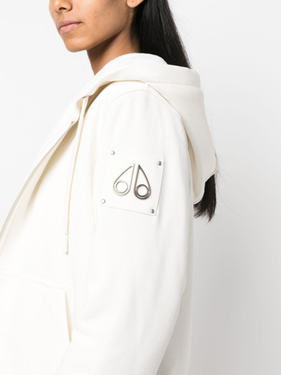 LOGO标牌拉链连帽衫