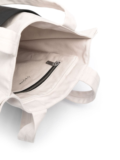 Y-3 Luxe Tote In Neutrals