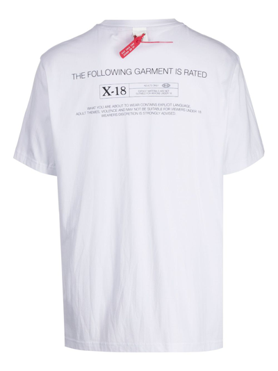 Mostly Heard Rarely Seen 8-bit T-shirt Mit Silhouetten-print In White