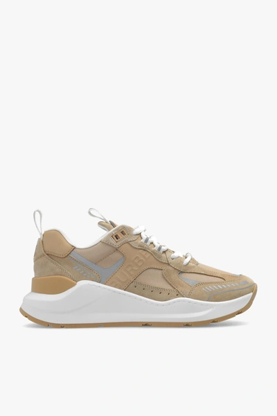Shop Burberry Sean Sneakers In Soft Fawn