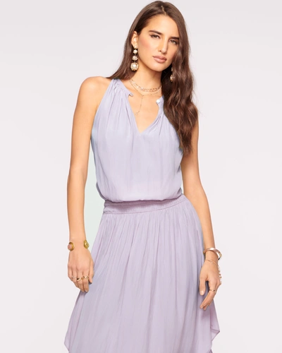 Shop Ramy Brook Audrey Smocked Midi Dress In Lavender Lust