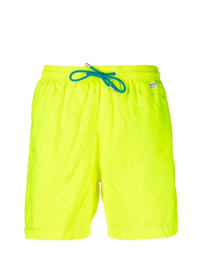Shop Mc2 Saint Barth Ultralight Swim Shorts Pantone Clothing In Yellow &amp; Orange