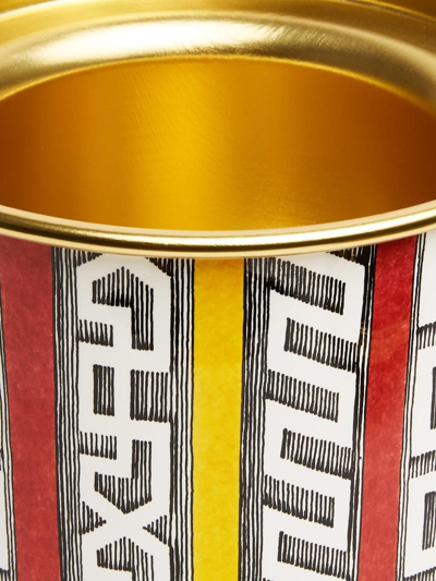 Fornasetti Bordi Antichi Ice Bucket In Yellow