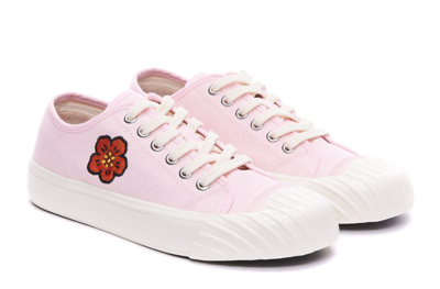 Shop Kenzo School Sneakers In Pink