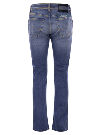 Shop Jacob Cohen Nick - Jeans Slim-fit In Blue