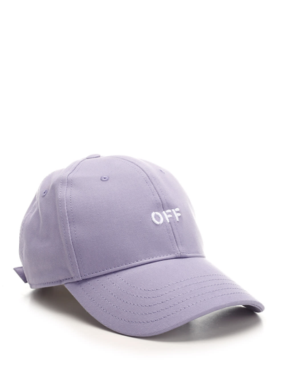 Shop Off-white Baseball Cap In Violet