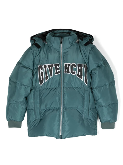 Shop Givenchy Jacket With Logo In Green