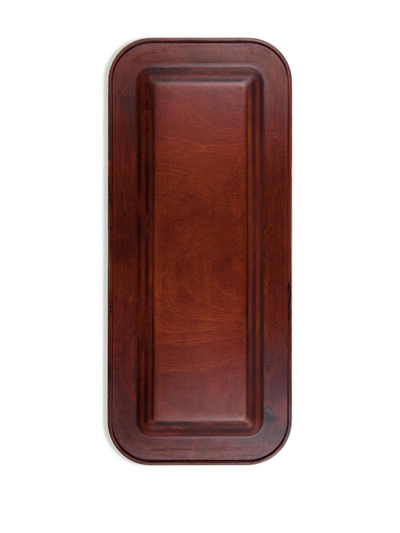 Fornasetti Rectangular Tray Cavatappi In Brown