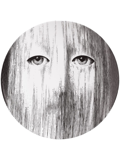 Fornasetti Wall Plate Tema E Variazioni N.176 In White