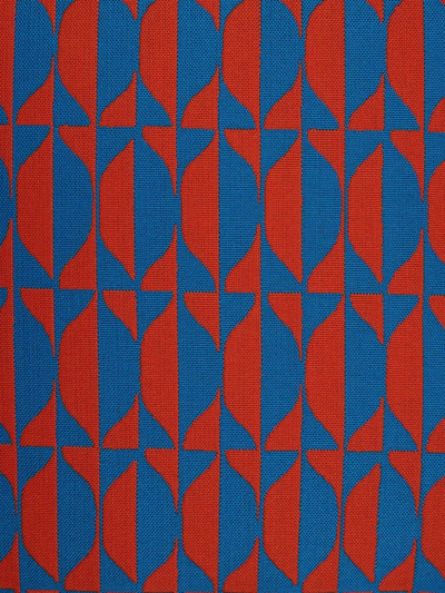 Fornasetti Losanghe Outdoor Cushion In Blue