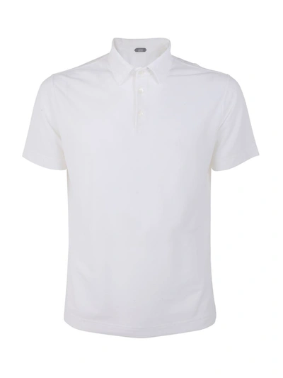 Shop Zanone Short Sleeves Polo Clothing In White