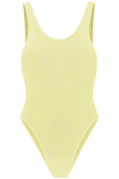 Shop Reina Olga Ruby Swimsuit In Yellow