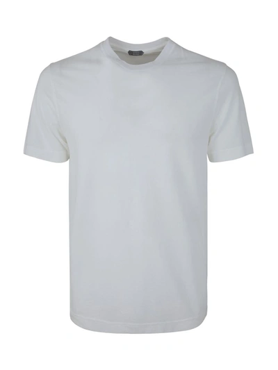 Shop Zanone Short Sleeves T-shirt Clothing In White