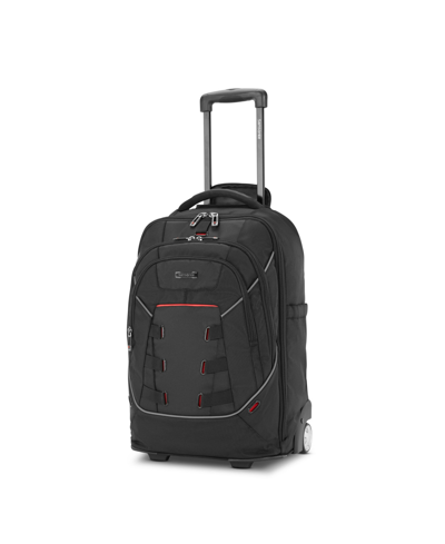 Shop Samsonite Tectonic Nutech Wheeled Backpack In Black
