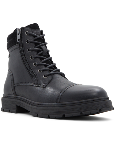Shop Aldo Men's Atwood Lace Up Boots In Other Black