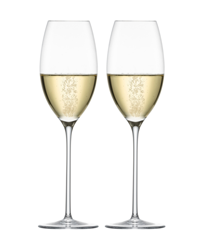 Shop Zwiesel Glas Handmade Enoteca Champagne 10.3 Oz, Set Of 2 In Clear