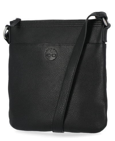 Shop Timberland Small Leather Crossbody Shoulder Bag In Black