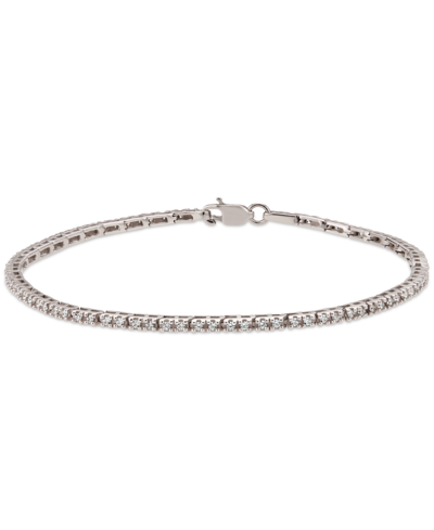 Macy's Diamond Tennis Bracelet (3/4 Ct. T.w.) In 10k White Gold In White Gold