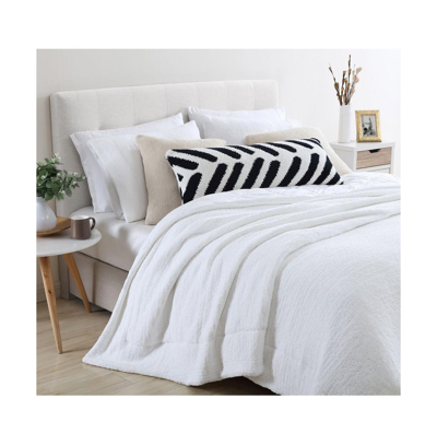Sunday Citizen Snug Comforter, Full/queen In Clear White