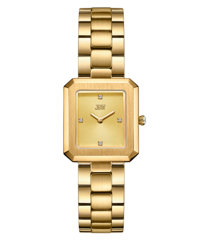 Shop Jbw Women's Arc Single Stainless Steel Bracelet Watch, 23mm X 25mm In Gold