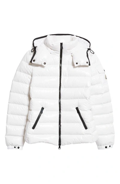 Shop Moncler Bady Water Resistant Down Puffer Jacket In White