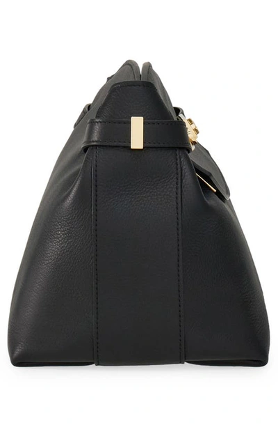 Shop Ferragamo Large Hug Pouch Bag In Nero