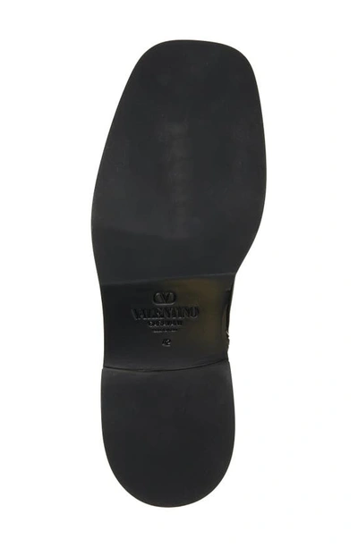Shop Valentino Garavani Rockstud Ankle Boot In Nero