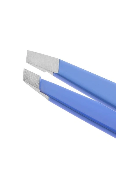 Tweezerman Lapis Blue Slant Tweezer In Blue
