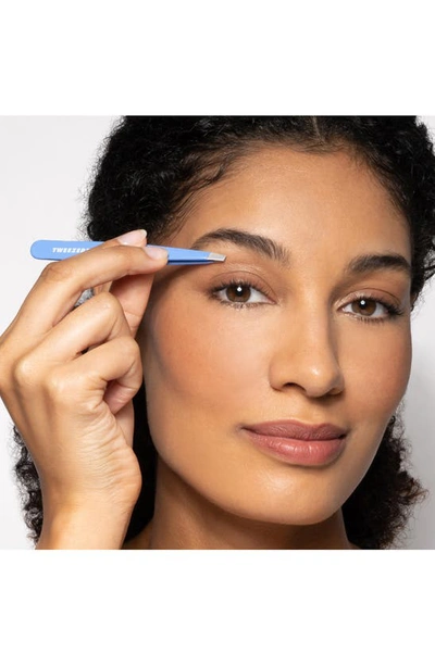 Tweezerman Lapis Blue Slant Tweezer In Blue