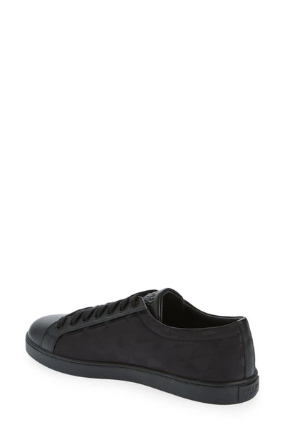 Prada Triangle-logo Lace-up Sneakers In Nero